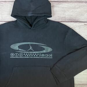 Jordan x Cactus Jack Travis Scott "Air Jack" Black on Black Hoodie